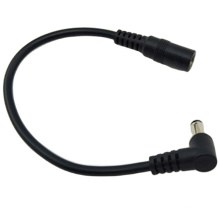 Custom Cable  DC 5.5X2.1mm Right Angle  Male to Female 3A  DC Power Cable